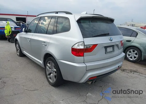 2008 BMW X3 3.0Si from USA, damaged, VIN WBXPC93408WJ12950